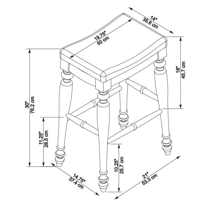 Backless Bar Stool (Single)