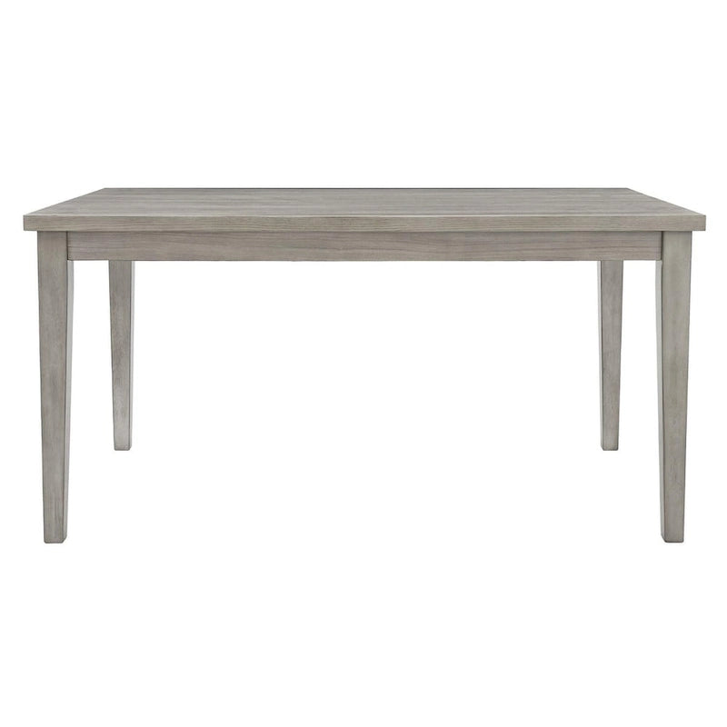 Gray Rectangular Dining Table
