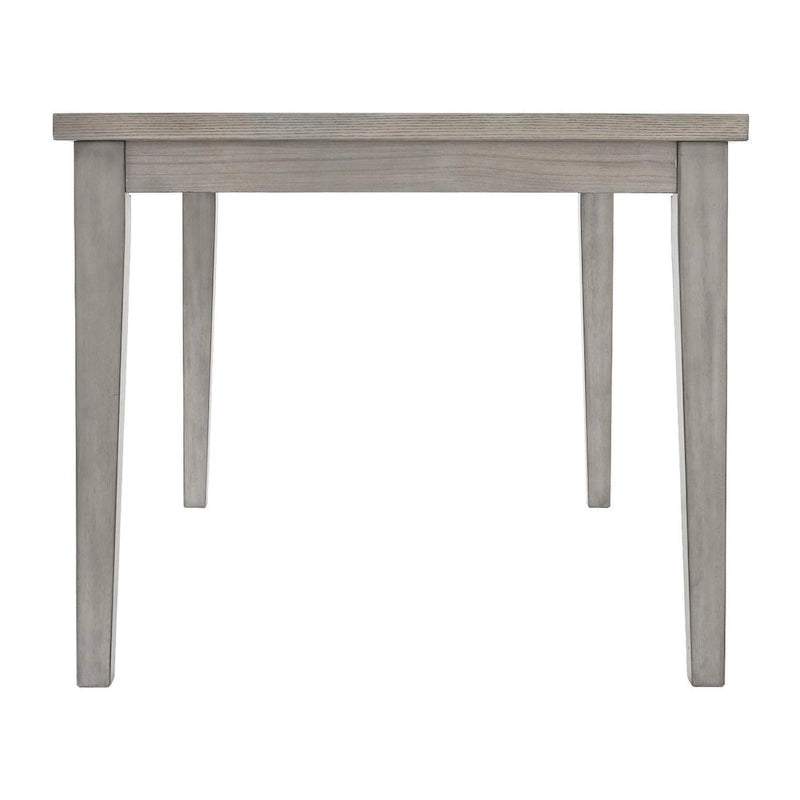Gray Rectangular Dining Table