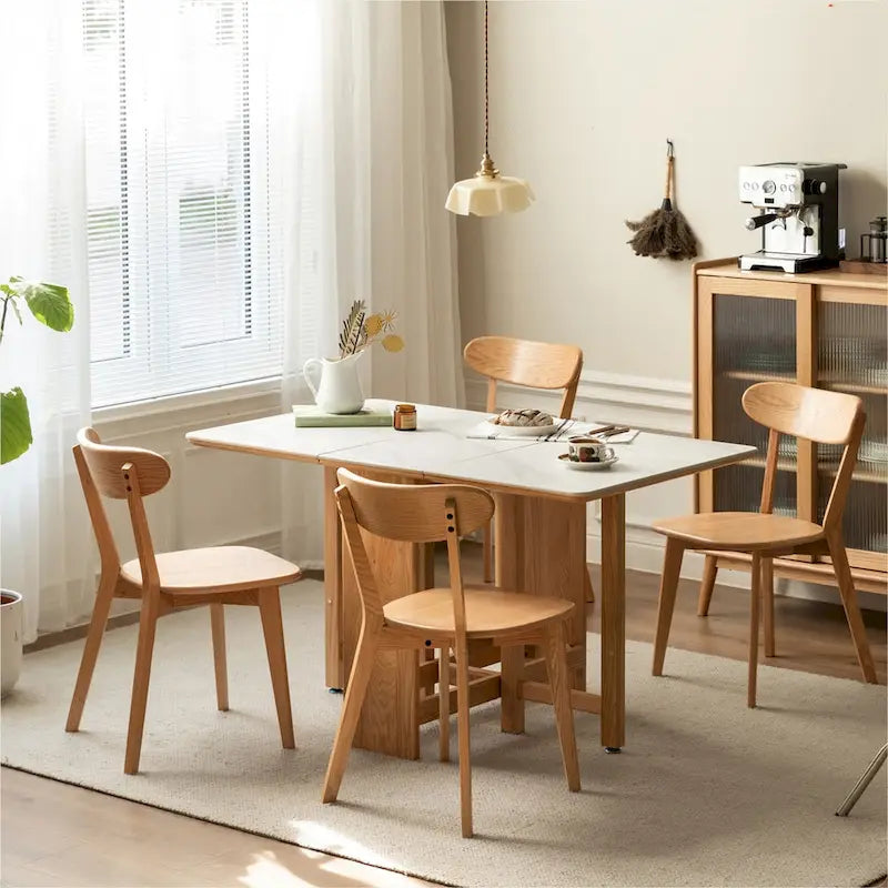 Solid Oak Wood Dining Chair, FAS Grade