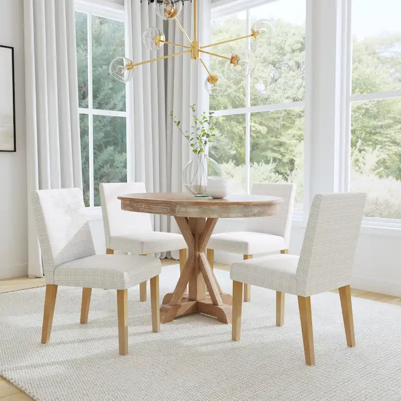 Classic Upholstered Parsons Dining Chair (Single)