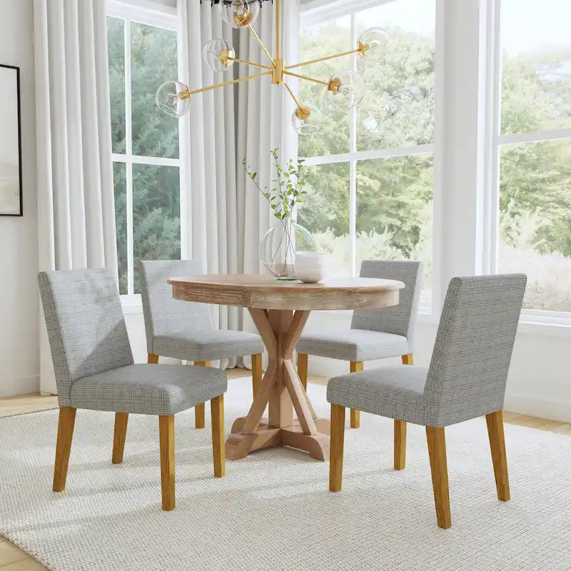 Classic Upholstered Parsons Dining Chair (Single)