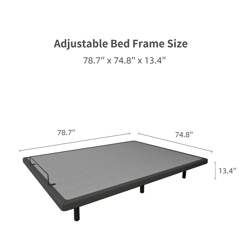 Electric Adjustable Bed Frame with Massage