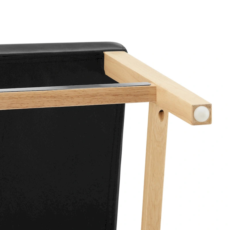 Wingback Faux Leather Counter Stool