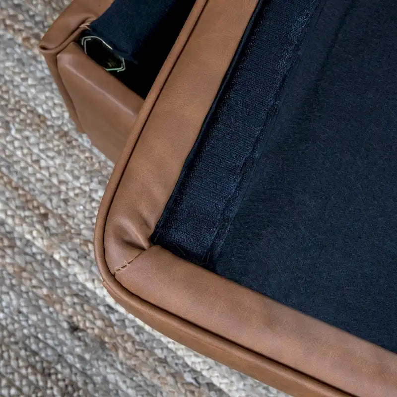 Upholstered Storage Bench with Solid Wood Legs, 50"