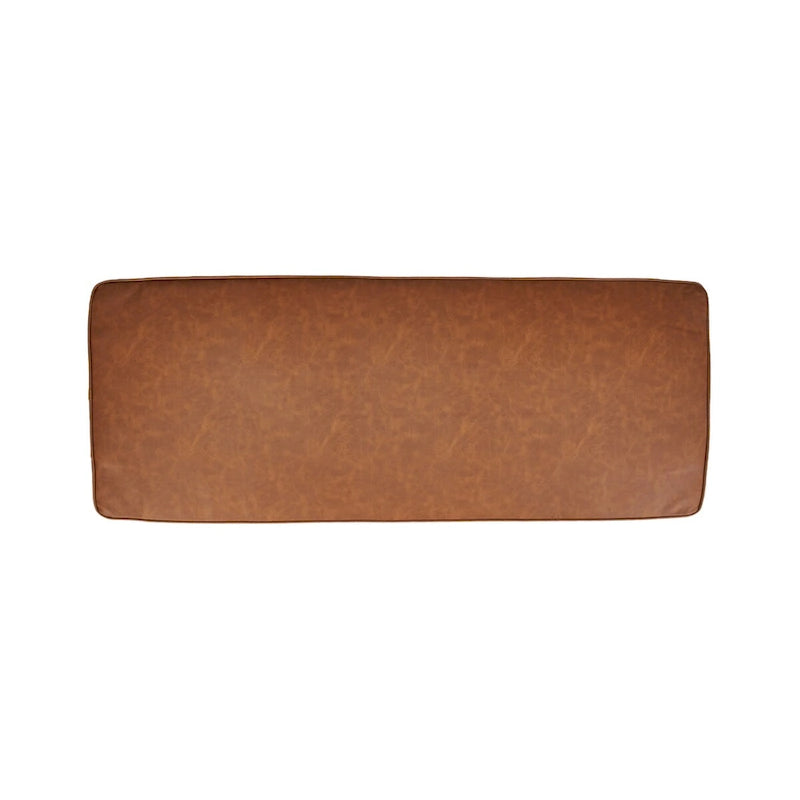 Upholstered Storage Bench with Solid Wood Legs, 50"
