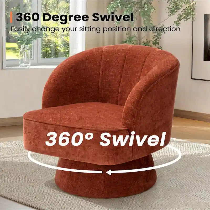 Swivel Accent Chair Armchair for Living Room & Bedroom