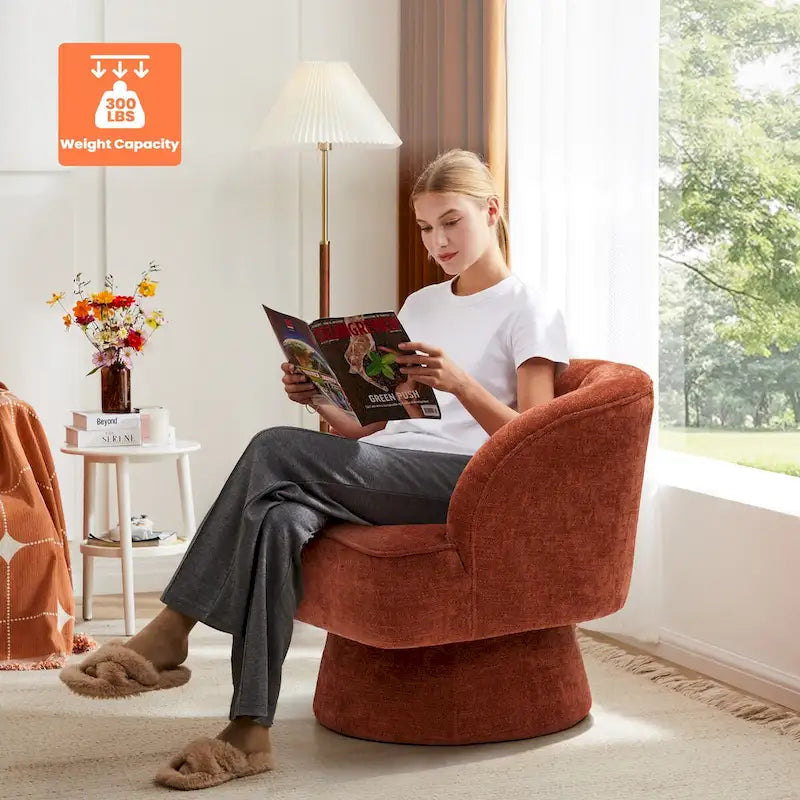 Swivel Accent Chair Armchair for Living Room & Bedroom