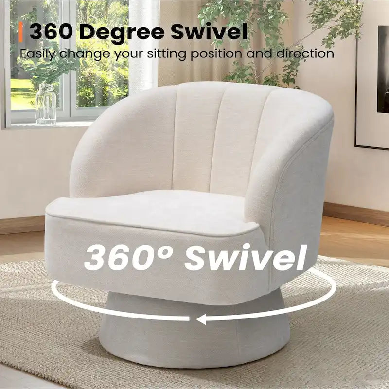 Swivel Accent Chair Armchair for Living Room & Bedroom