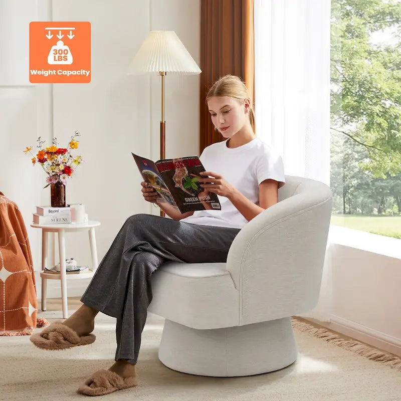 Swivel Accent Chair Armchair for Living Room & Bedroom