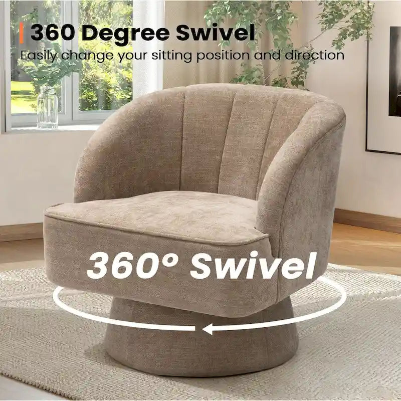 Swivel Accent Chair Armchair for Living Room & Bedroom