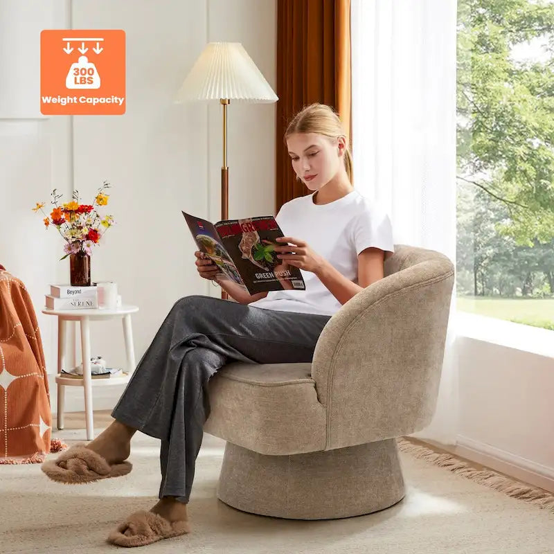 Swivel Accent Chair Armchair for Living Room & Bedroom