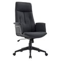 High-Back PU Leather Ergonomic Office Chair with Lumbar Support and Swivel